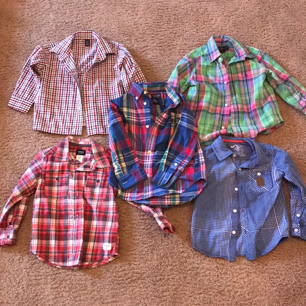 3/3T boys dress shirts.